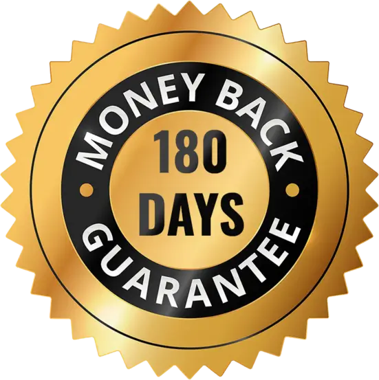 VapoCept 60-day money-back guarantee badge